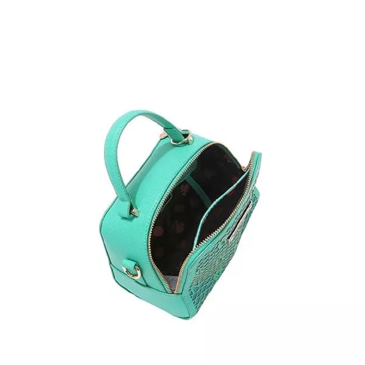 Lucy Vegan Geometric Pattern Structured Handbag