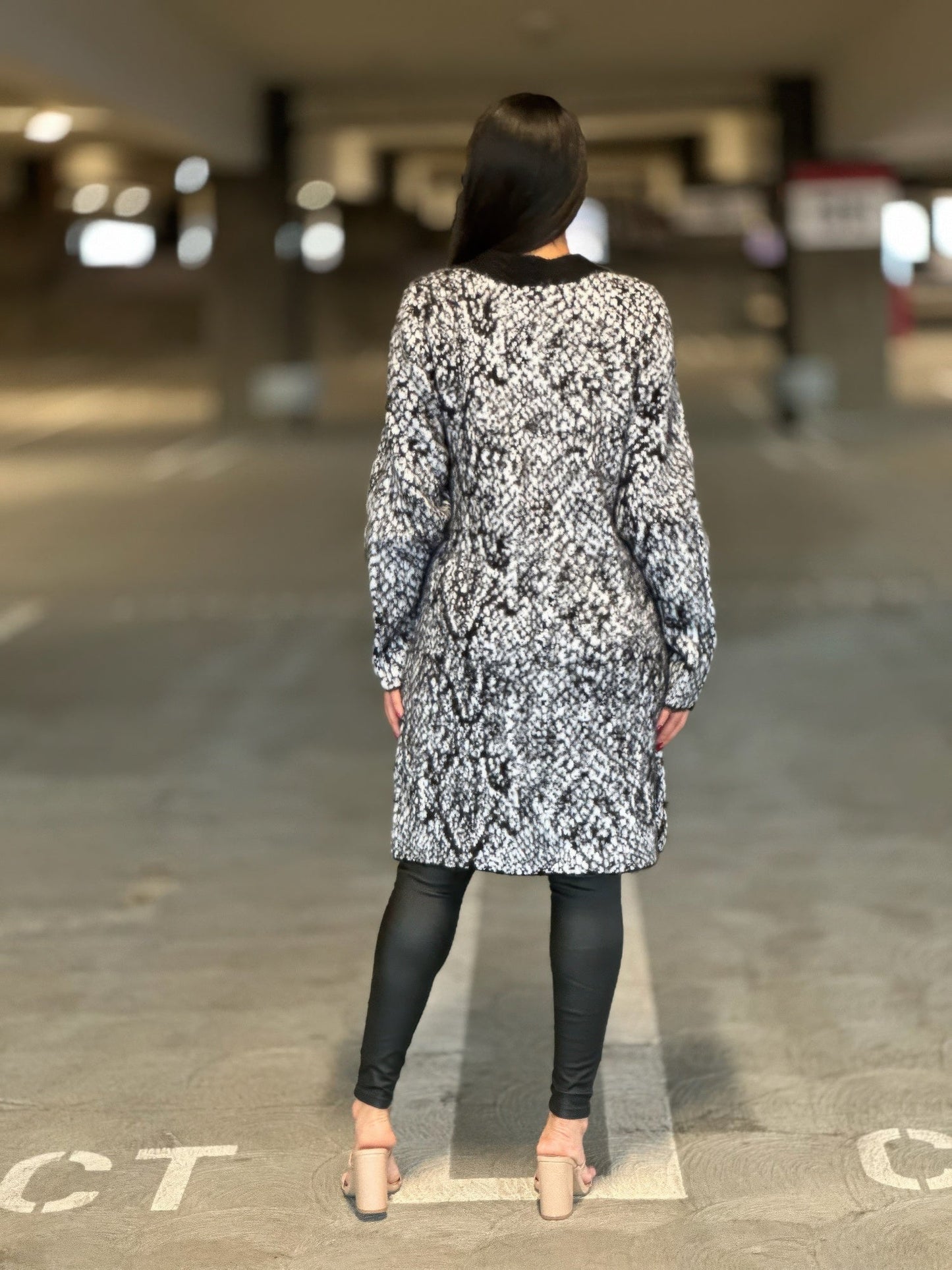 Bold SophisticationSnake Print Cardigan - KAM Family Botanics