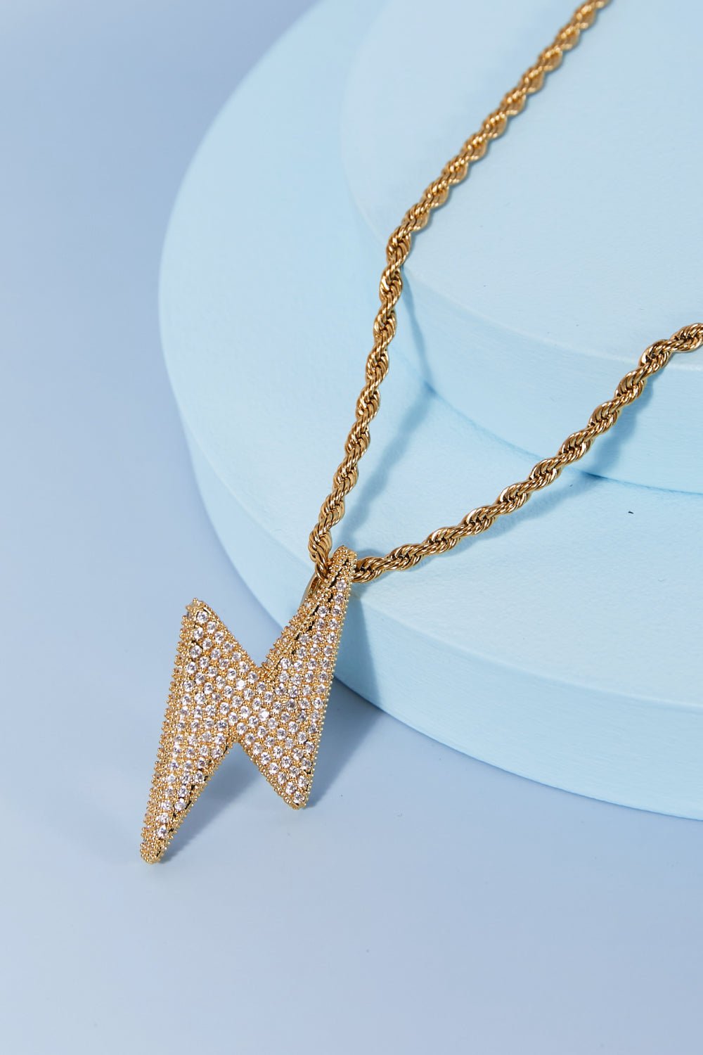 Brazen Lightning Pendant Necklace - KAM Family Botanics By Kesha