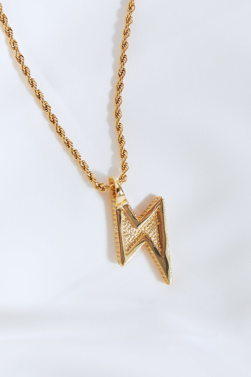 Brazen Lightning Pendant Necklace - KAM Family Botanics By Kesha