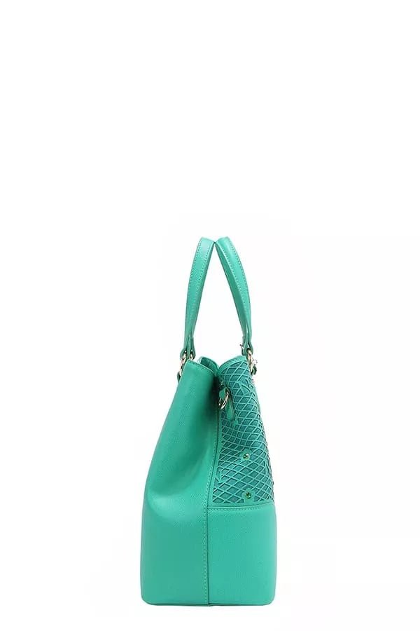 Fashionista Monogram Pattern Handbag - KAM Family Botanics By Kesha