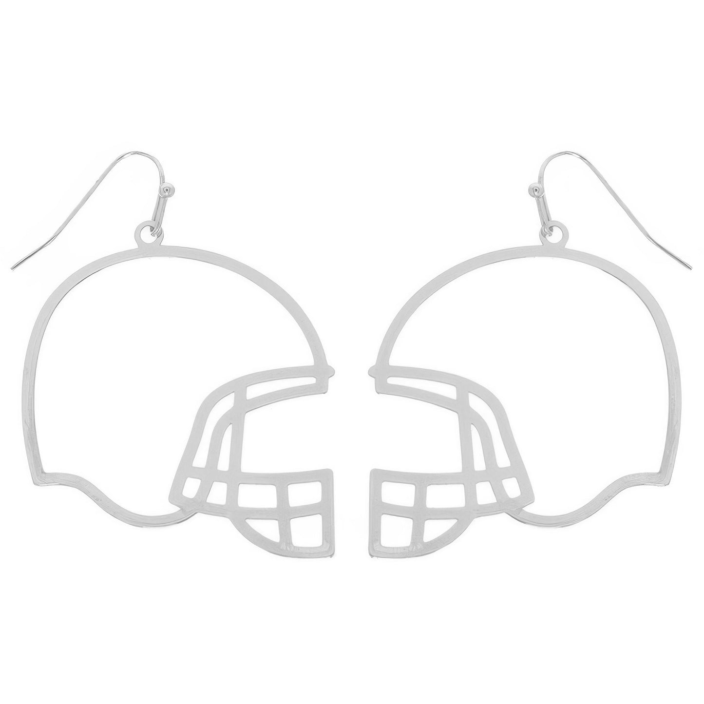 Football Helmet Cutout Dangle Earrings - KAM Family Botanics
