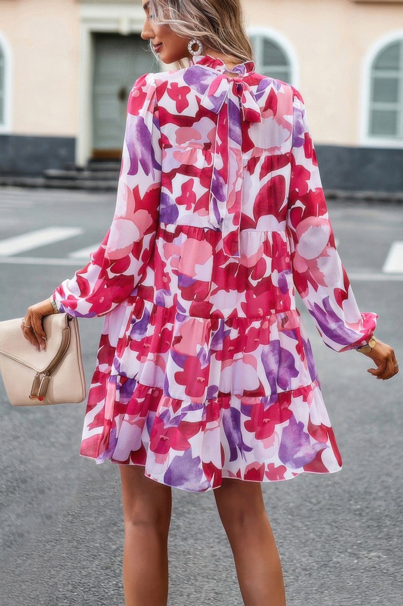 Girlish and Prissy Ruffle Midi Dress - KAM Family Botanics
