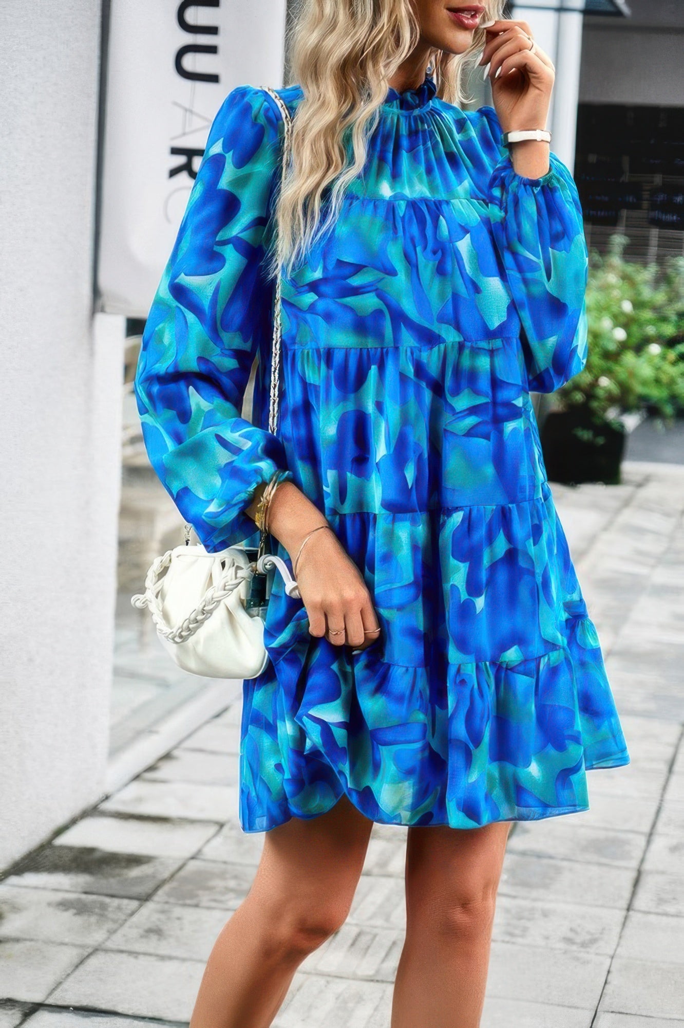 Girlish and Prissy Ruffle Midi Dress - KAM Family Botanics