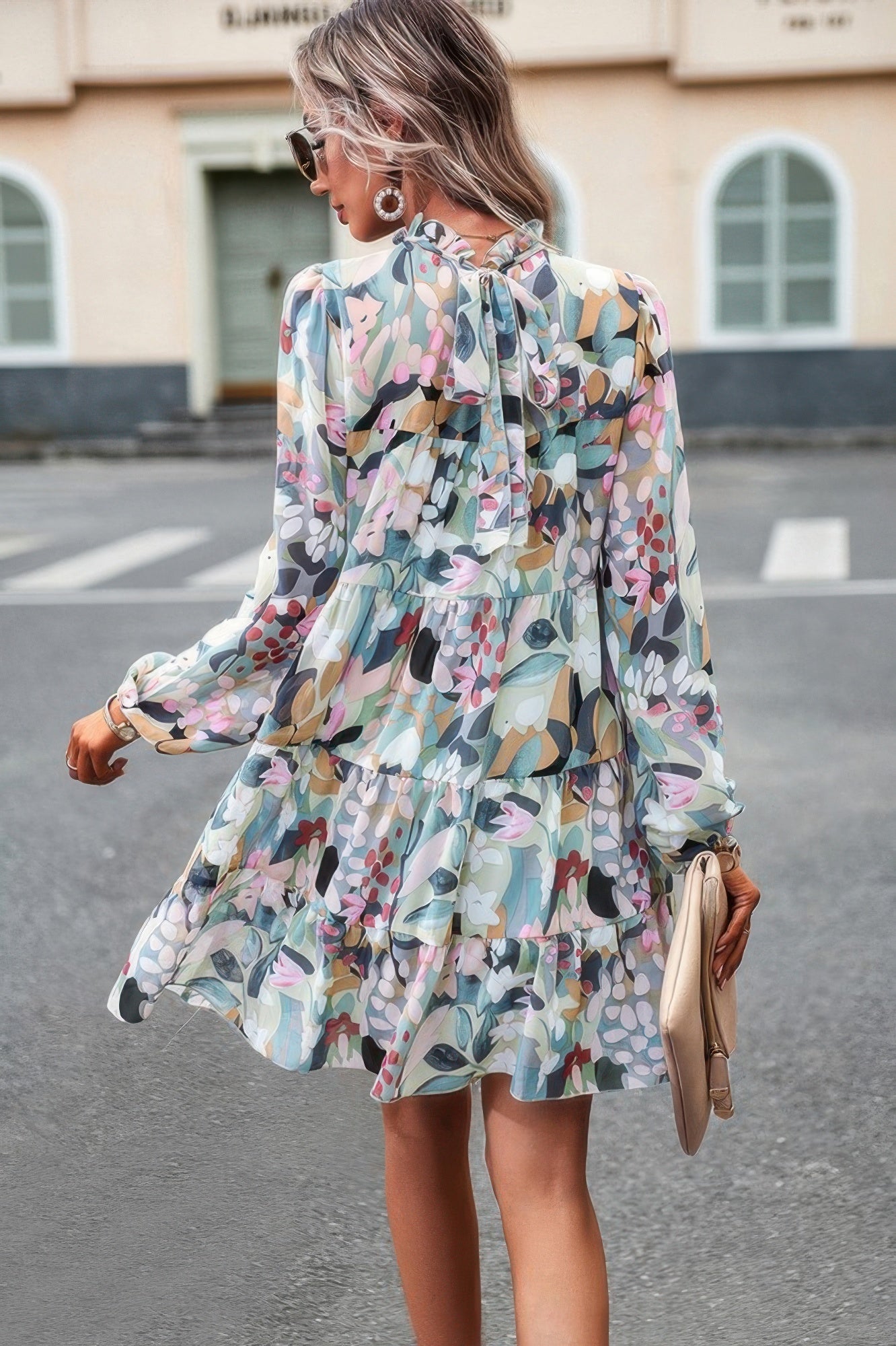 Girlish and Prissy Ruffle Midi Dress - KAM Family Botanics