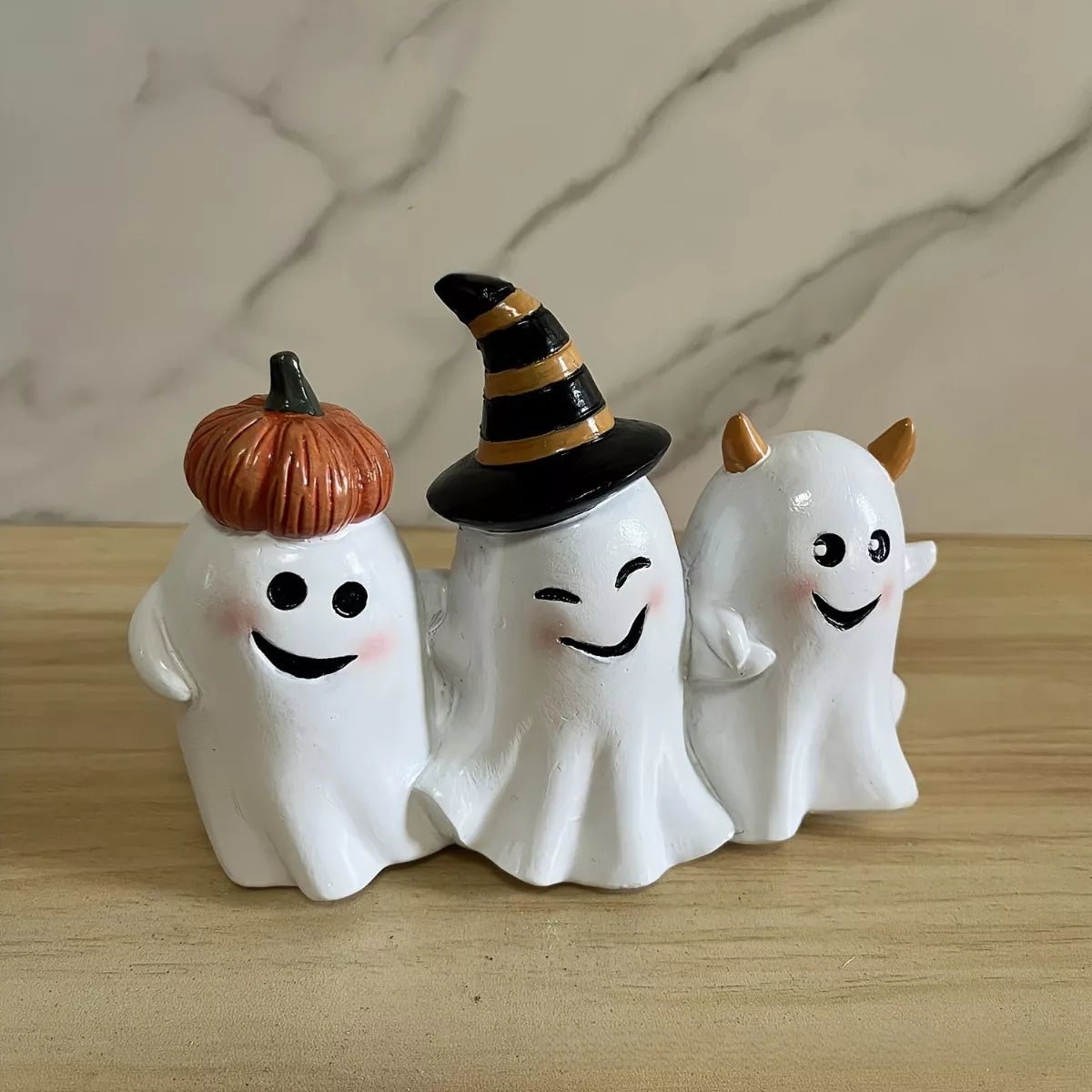 Halloween Ghost Trio Ornament - KAM Family Botanics