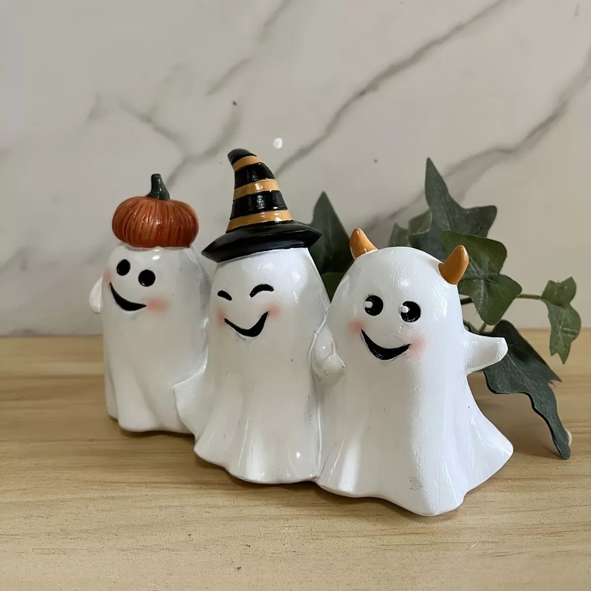 Halloween Ghost Trio Ornament - KAM Family Botanics