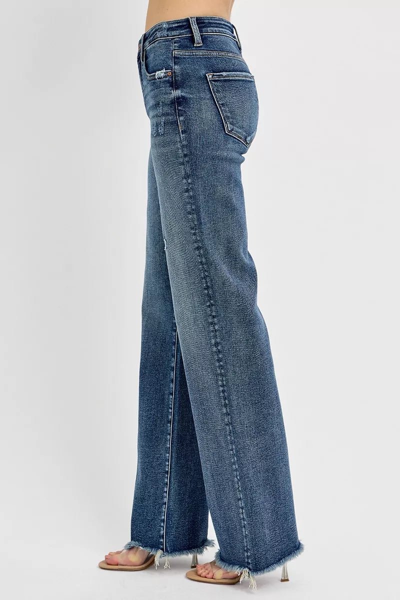 High Rise Tummy Control Jeans (Tall Girl Friendly) - KAM Family Botanics