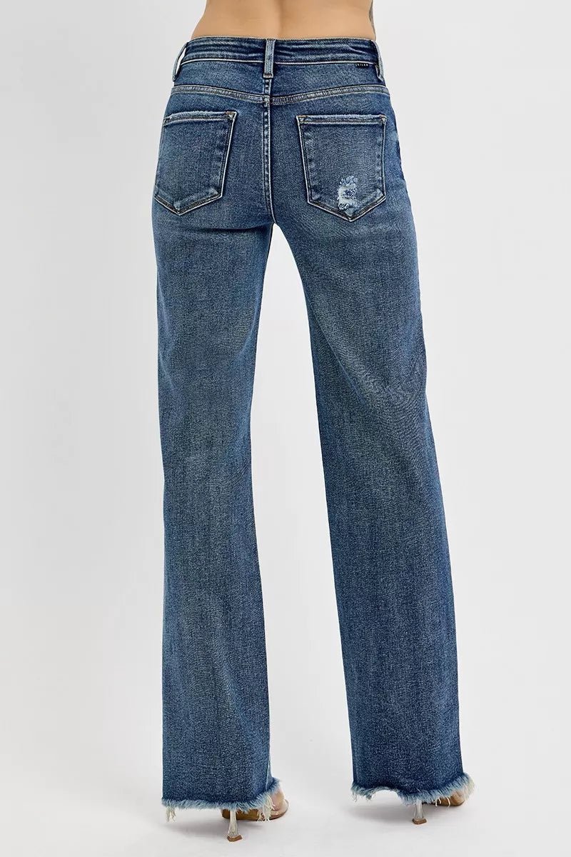 High Rise Tummy Control Jeans (Tall Girl Friendly) - KAM Family Botanics