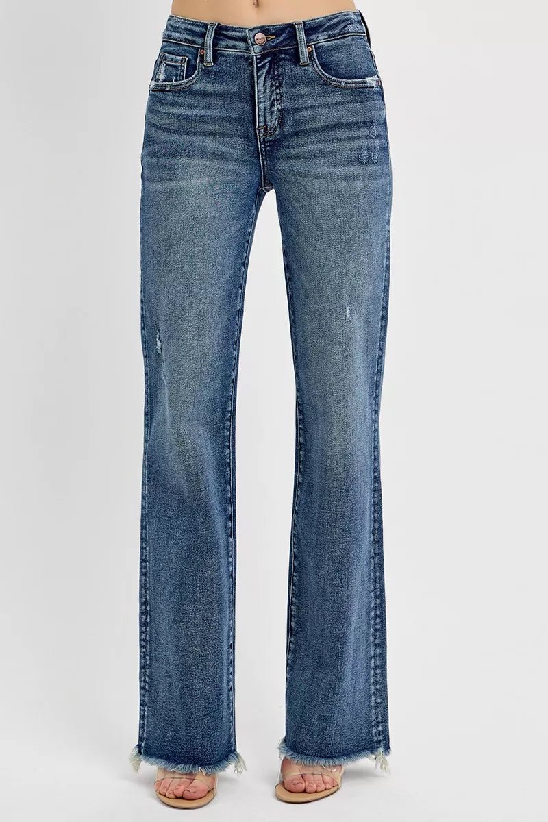 High Rise Tummy Control Jeans (Tall Girl Friendly) - KAM Family Botanics