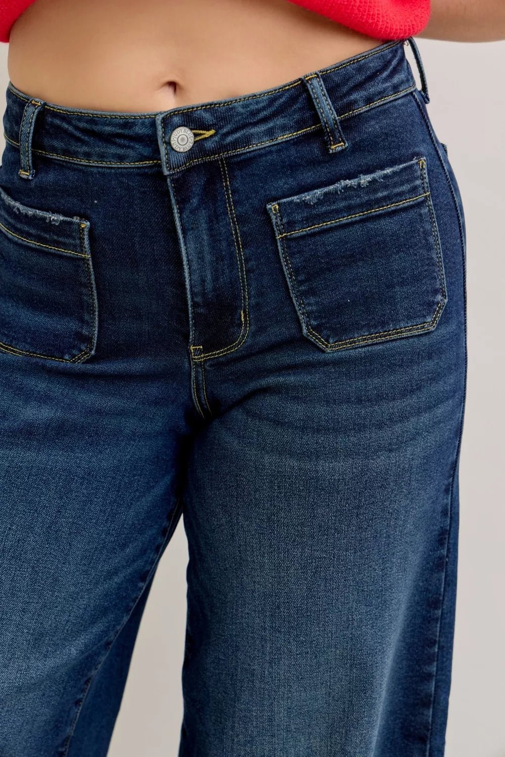 High Waist Palazzo Jeans - KAM Family Botanics