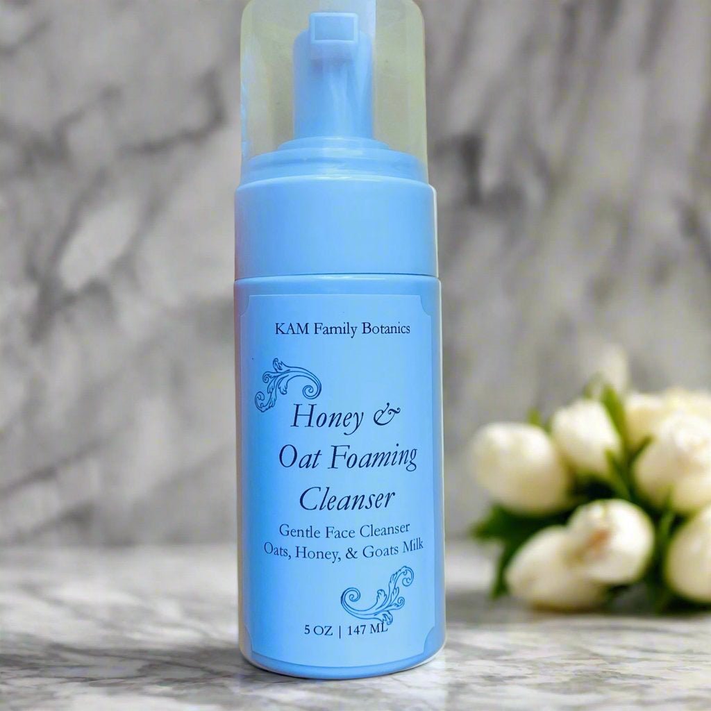 Honey & Oat Cleanser & Moisturizing Cream Set - KAM Family Botanics By Kesha