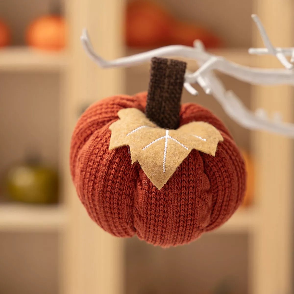 Knitted Pumpkin Decorative Ornaments - KAM Family Botanics