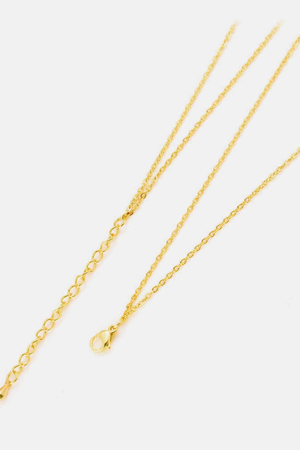 Linked Ring Pendant Chain Necklace - KAM Family Botanics By Kesha