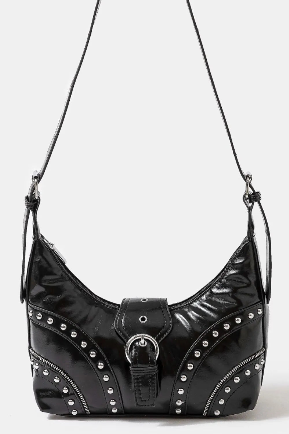 Love Studded Shoulder Bag - KAM Family Botanics By Kesha