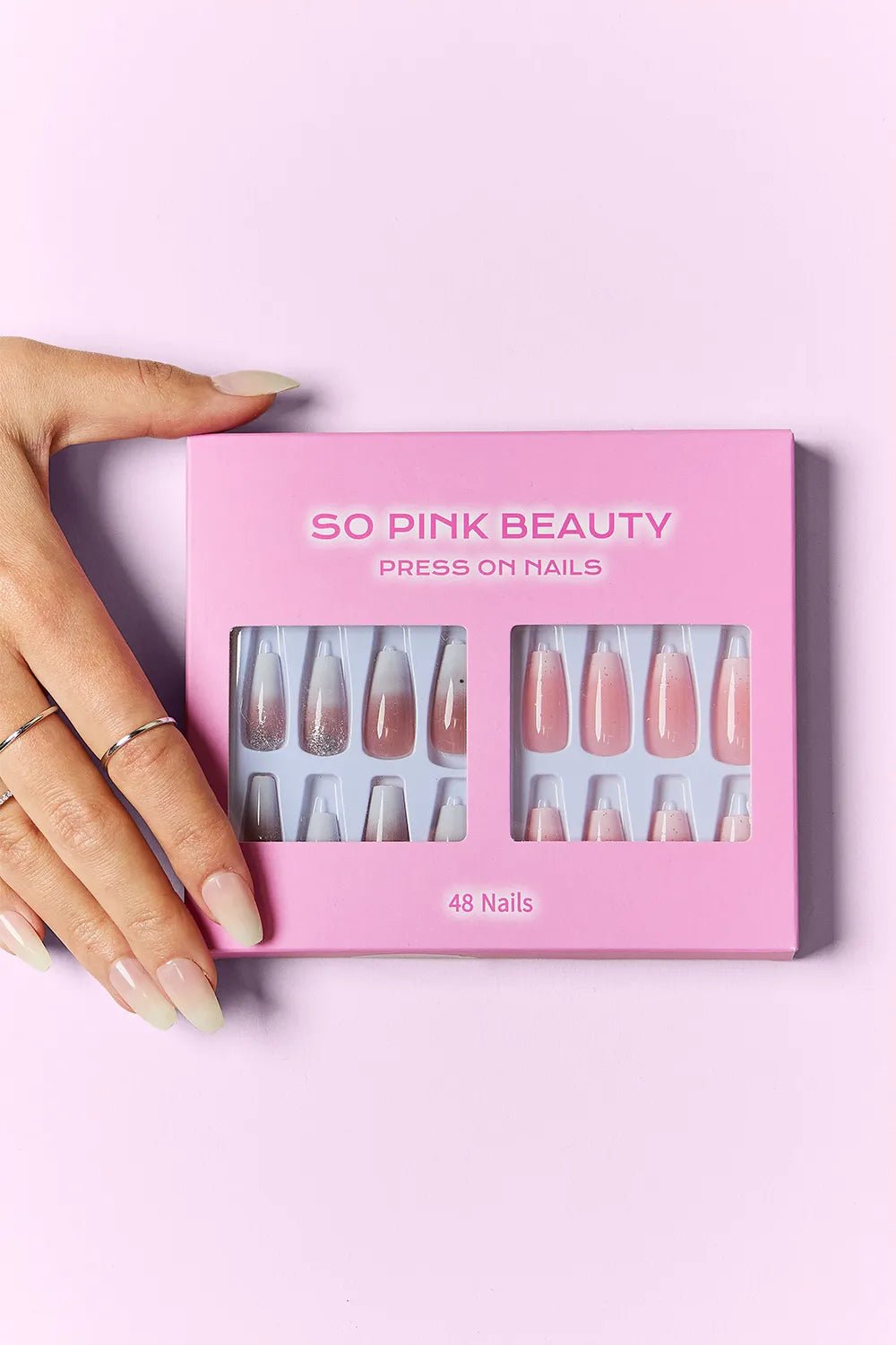 Marbleized Soft Girl Press On Nails 2 Packs - KAM Family Botanics By Kesha