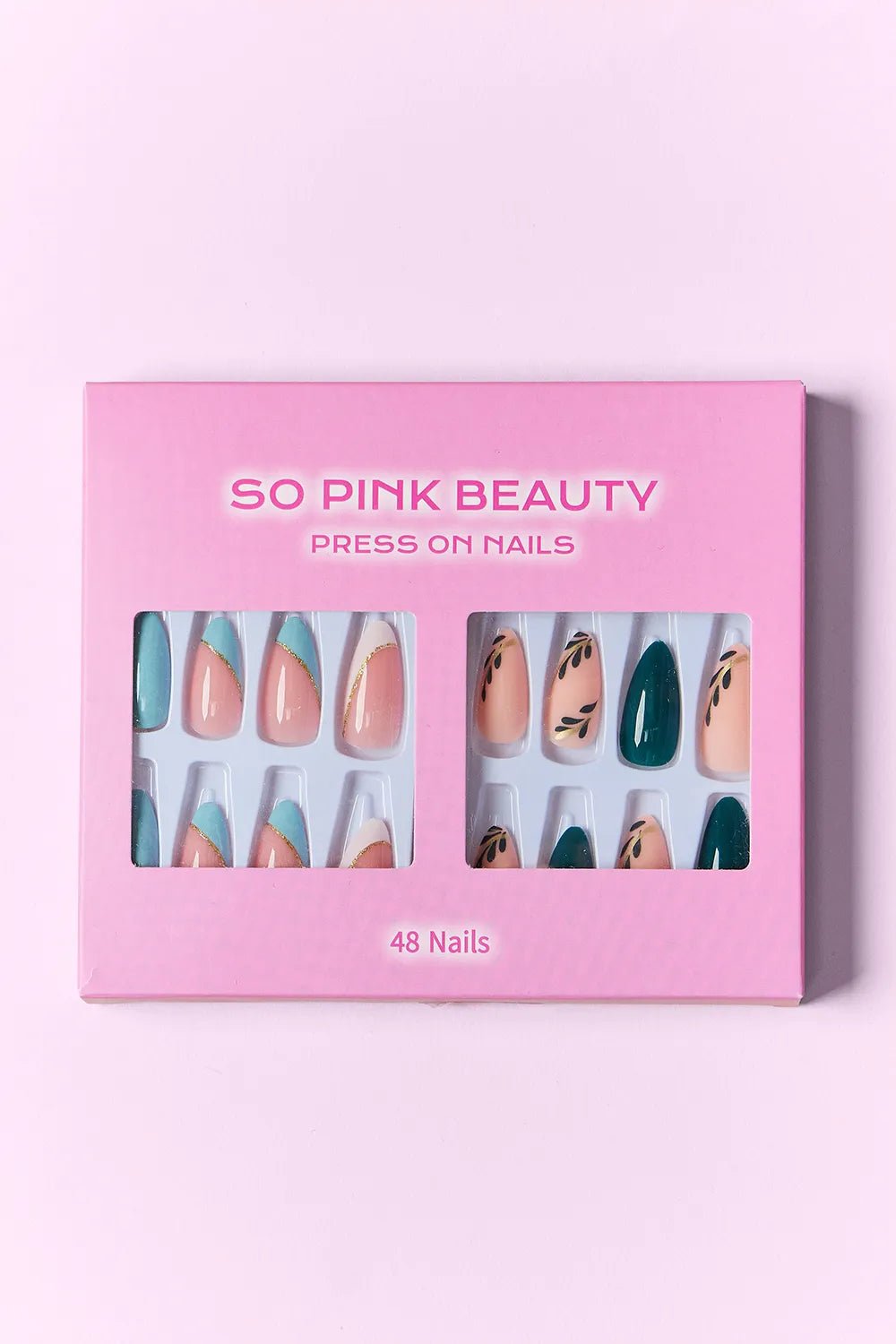 Marbleized Soft Girl Press On Nails 2 Packs - KAM Family Botanics By Kesha