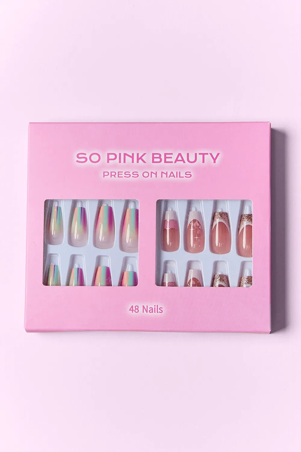 Marbleized Soft Girl Press On Nails 2 Packs - KAM Family Botanics By Kesha