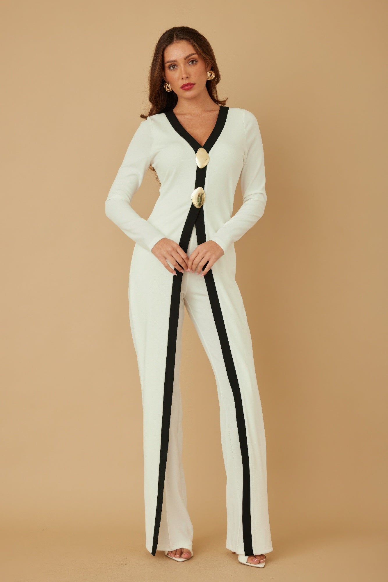 Mirror and Stone Long Layer Jumpsuit - KAM Family Botanics