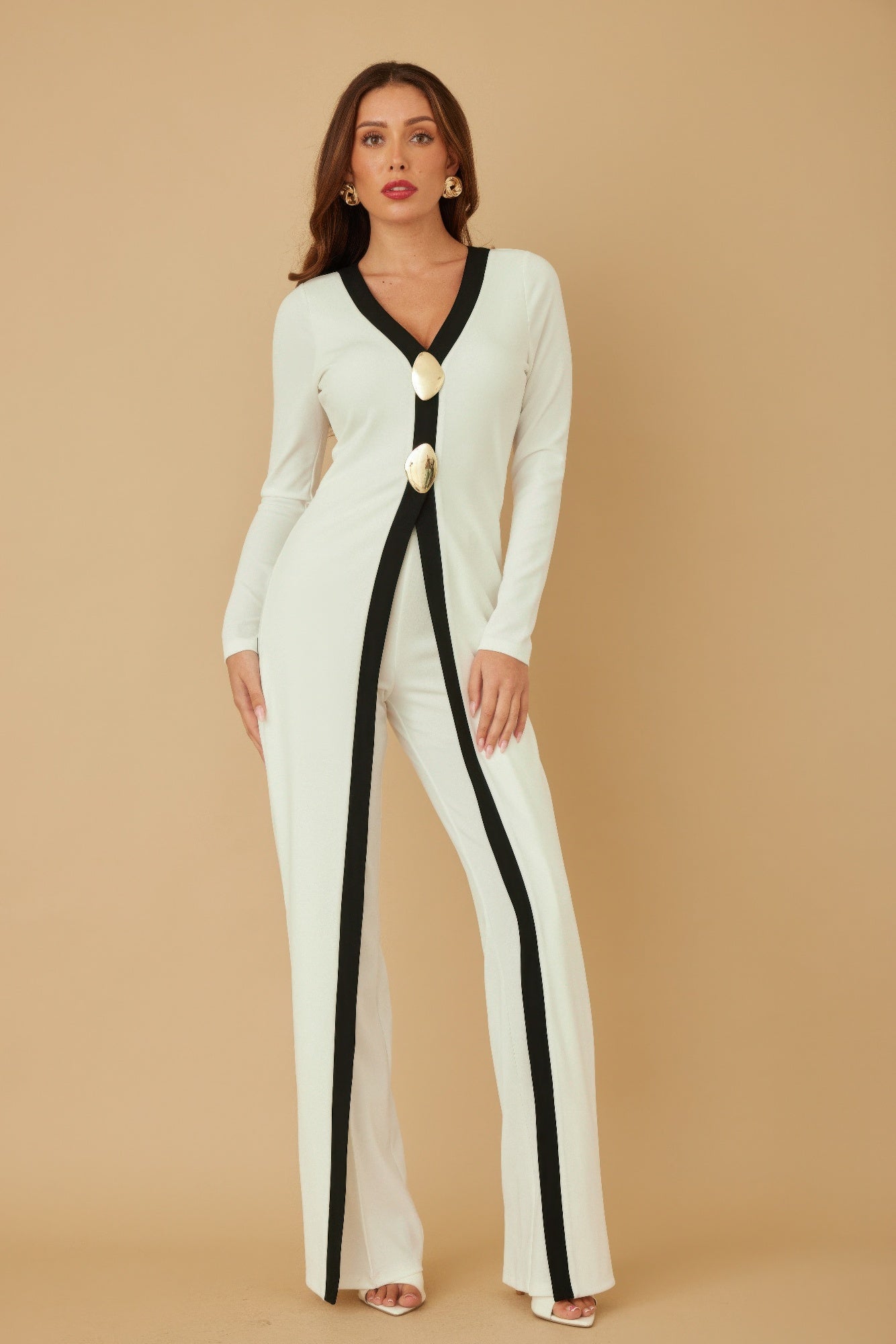 Mirror and Stone Long Layer Jumpsuit - KAM Family Botanics