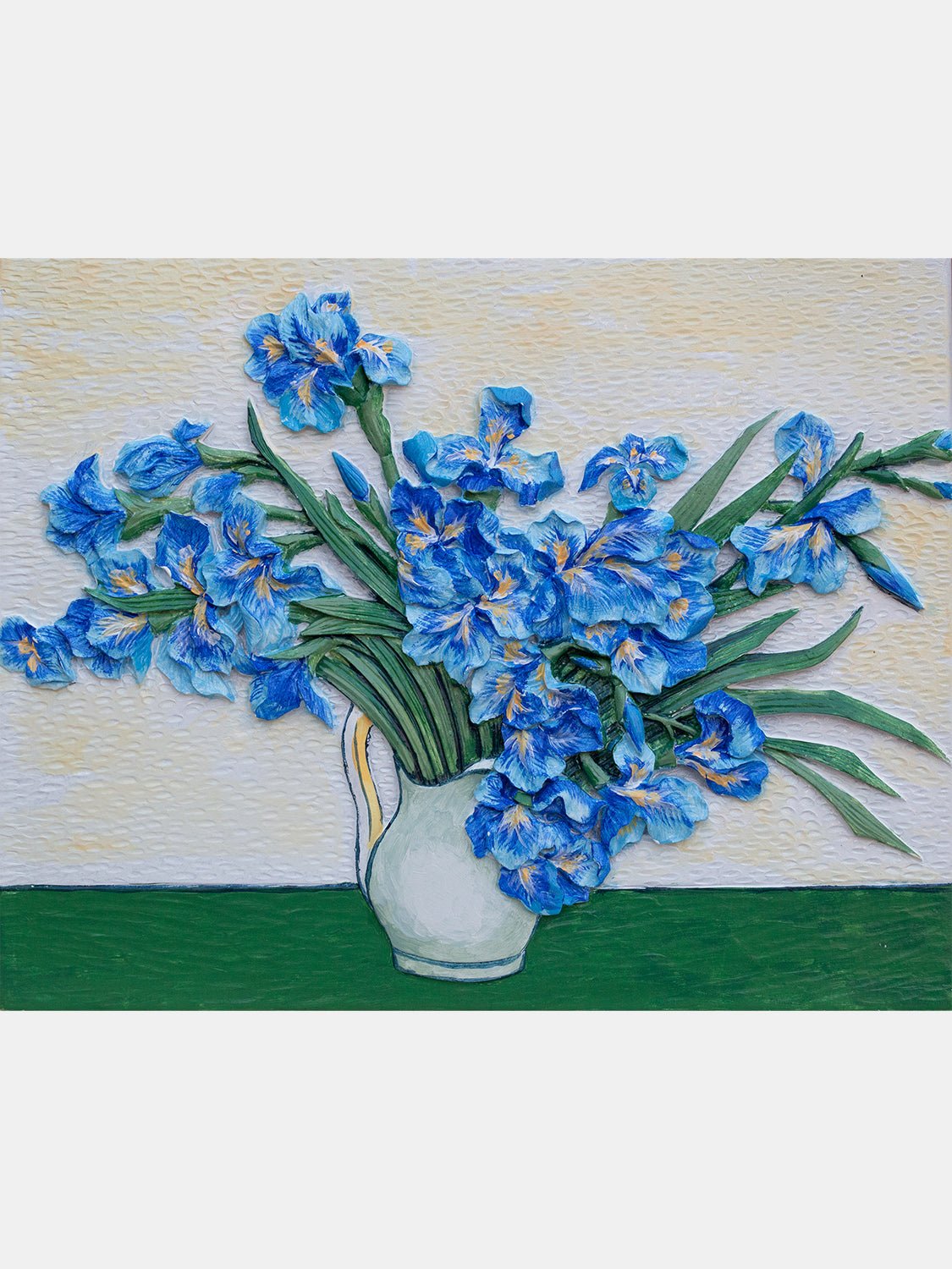 RVan Gogh's Irises DIY 3D Oil Painting Kit - KAM Family Botanics By Kesha