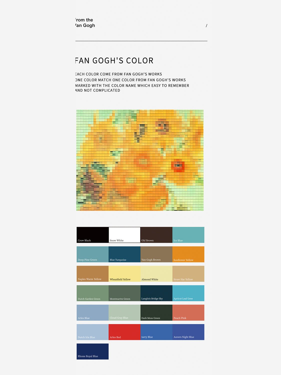 RVan Gogh's Irises DIY 3D Oil Painting Kit - KAM Family Botanics By Kesha