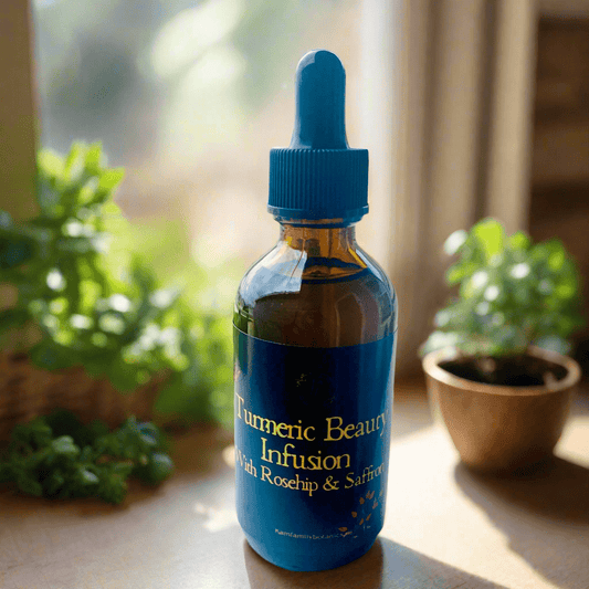 Turmeric Beauty Oil With Saffron & Rosehip - KAM Family Botanics By Kesha