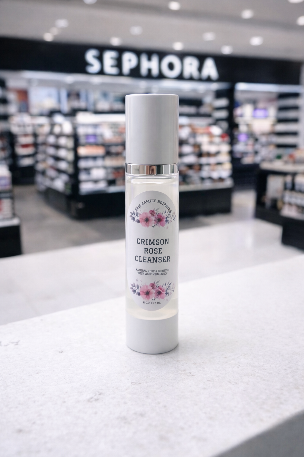 Pembersih Muka Mawar Merah