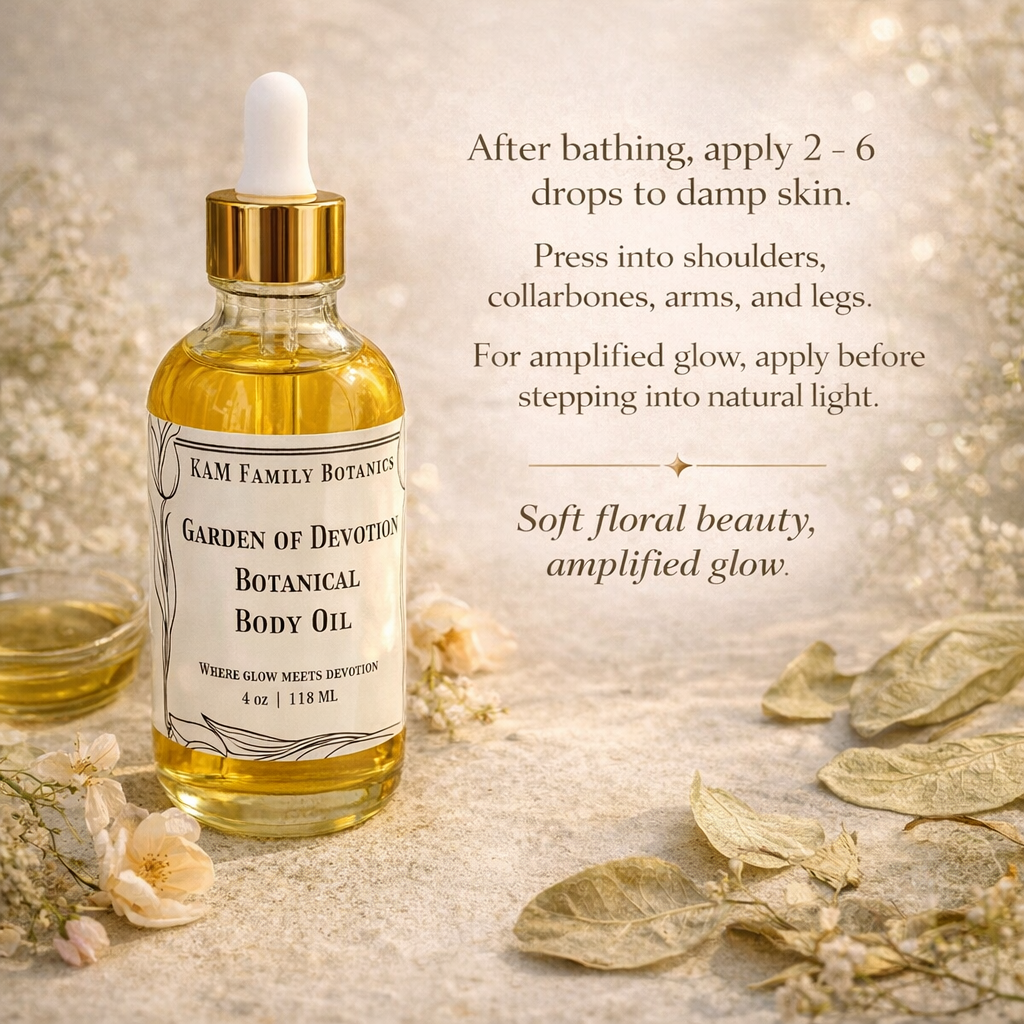 Garden of Devotion Botanical Body Oil - Signature Size