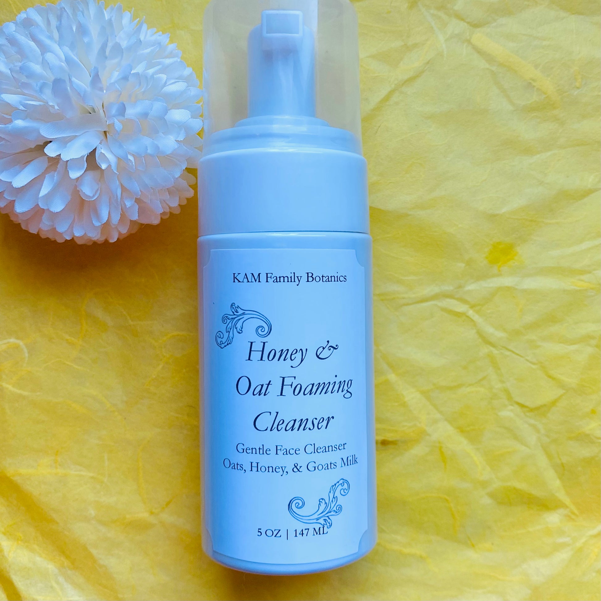 Honey and Oat Natural Foaming Cleanser - Gentle Cleansing agent