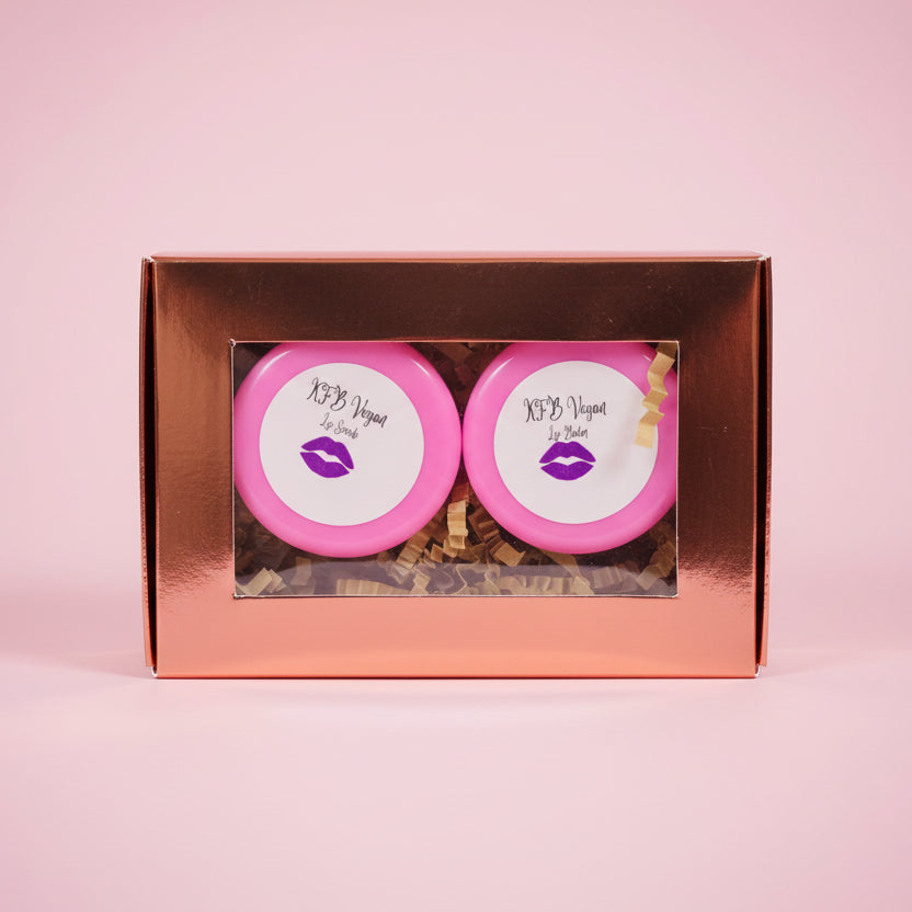 KFB Vegan Lip Balm & Scrub Mini Duo