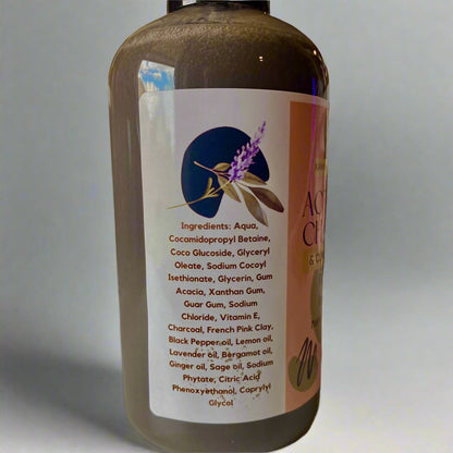 Activated Charcoal & Clay Body Cleanser - KAM Family Botanics By Kesha