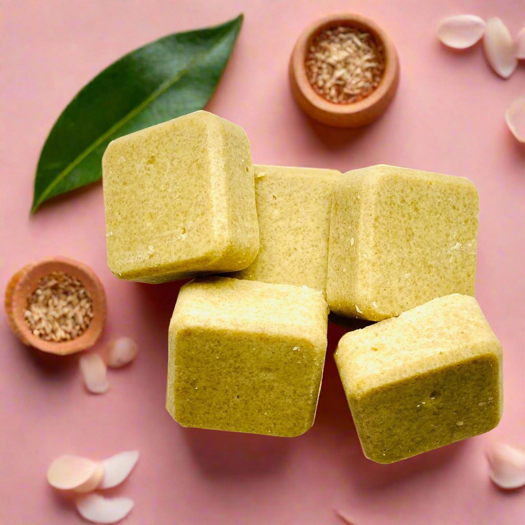 Bamboo & Rice Protein Shampoo Bar - KAM Family Botanics By Kesha