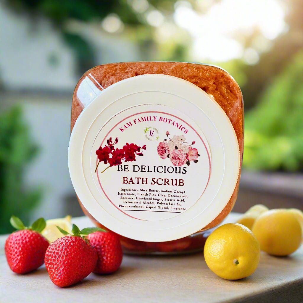 Be Delicious Cleansing Bath Scrub - KAM Family Botanics By Kesha