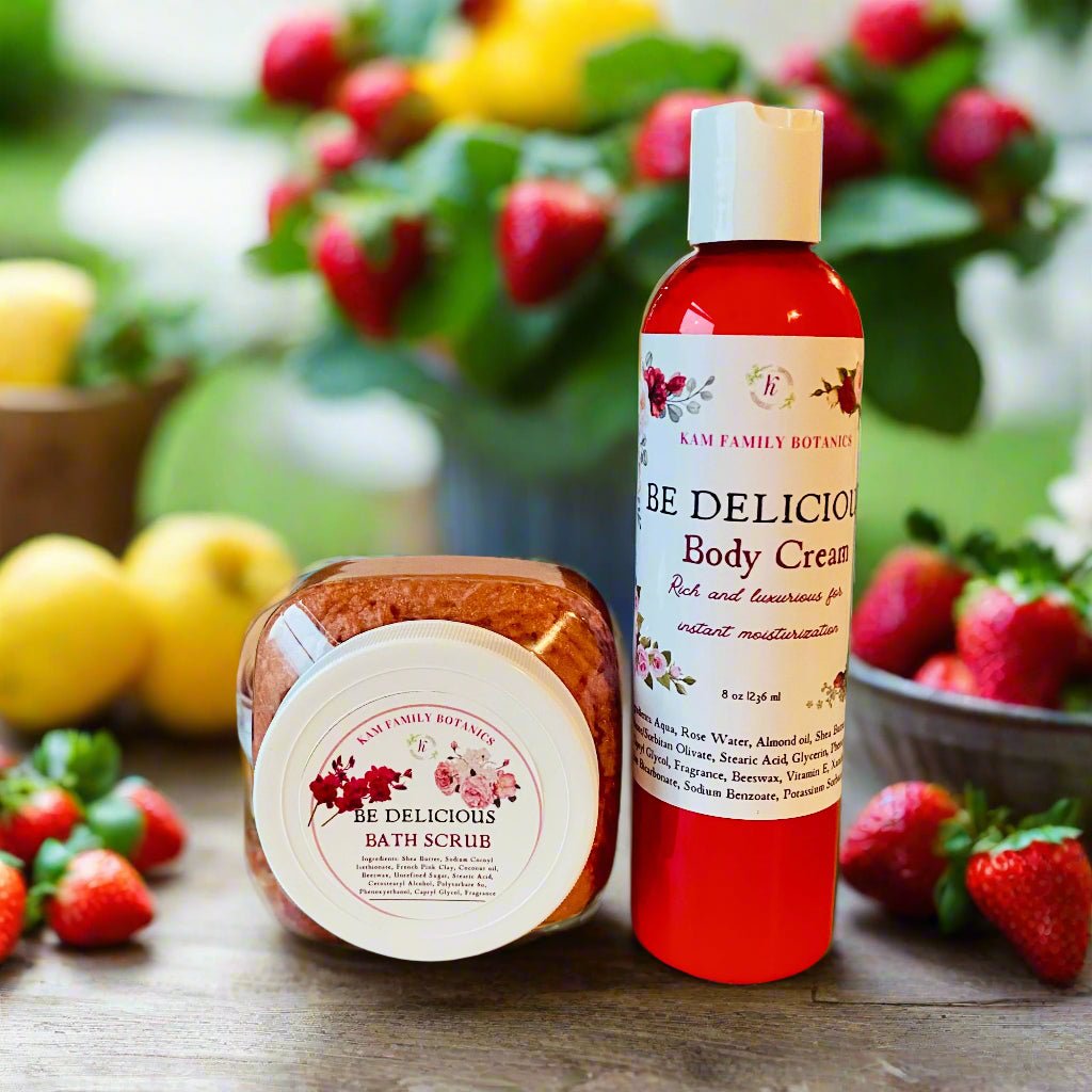 Be Delicious Cleansing Bath Scrub - KAM Family Botanics By Kesha