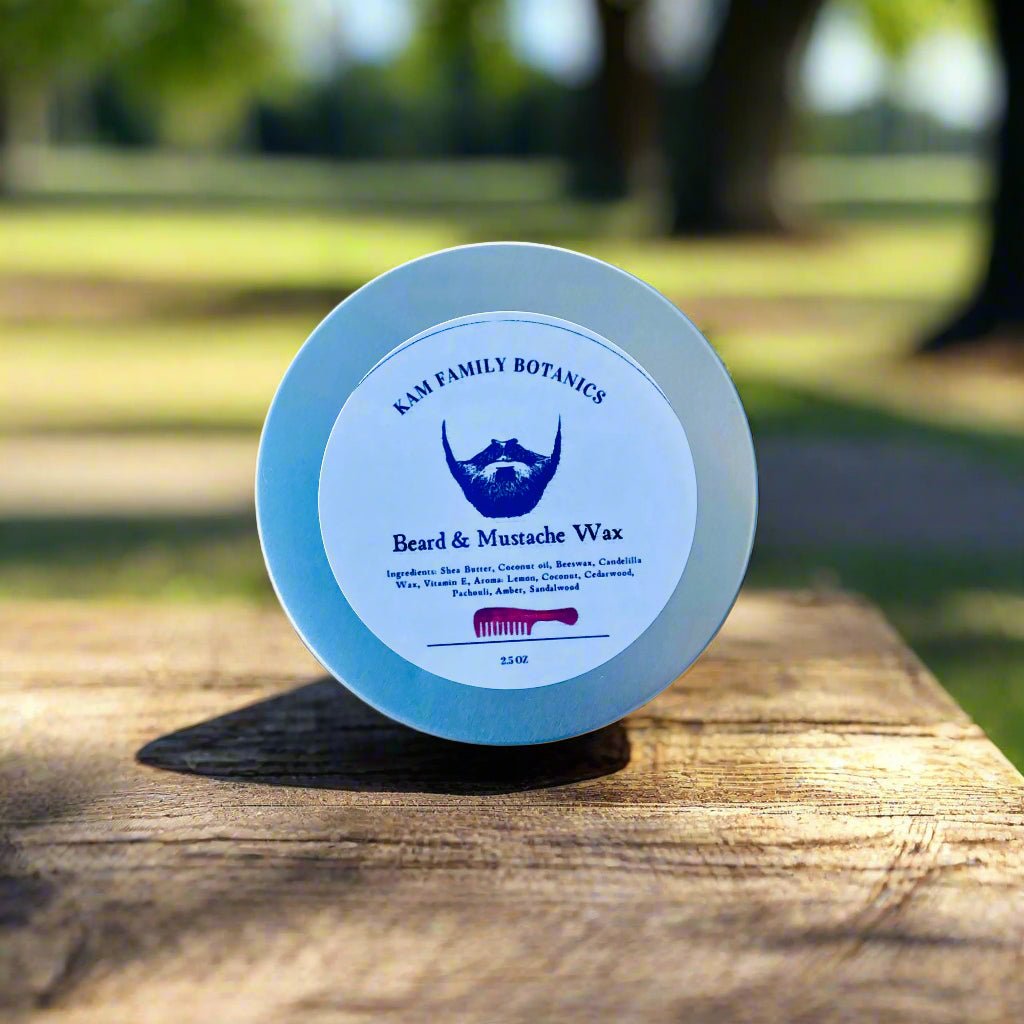 Beard & Mustache Styling Wax - KAM Family Botanics By Kesha