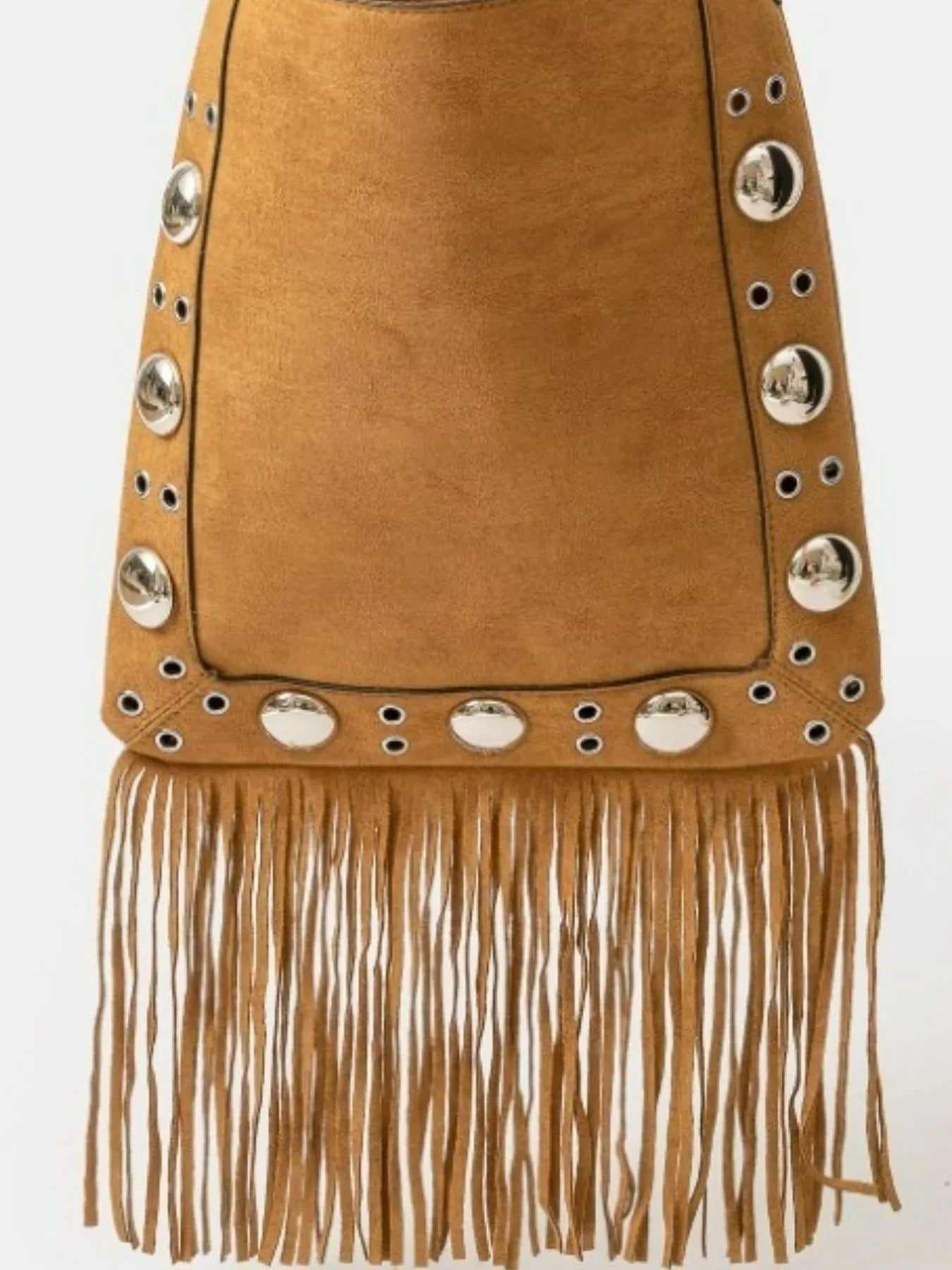 Beautiful Faux Suede Fringe Tote Bag - KAM Family Botanics