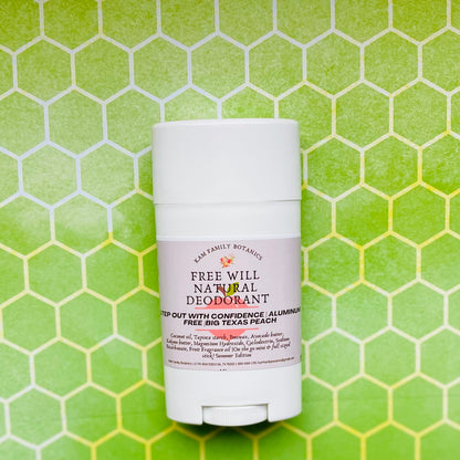 Big Texas Peach Free Will All Natural Deodorant - KAM Family Botanics By Kesha