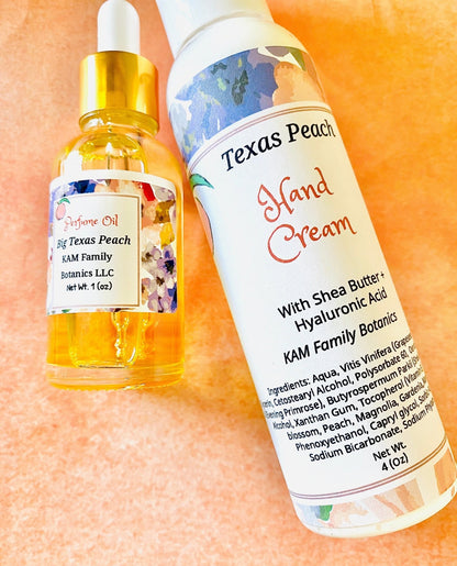 Big Texas Peach Hand Cream - KAM Family Botanics By Kesha