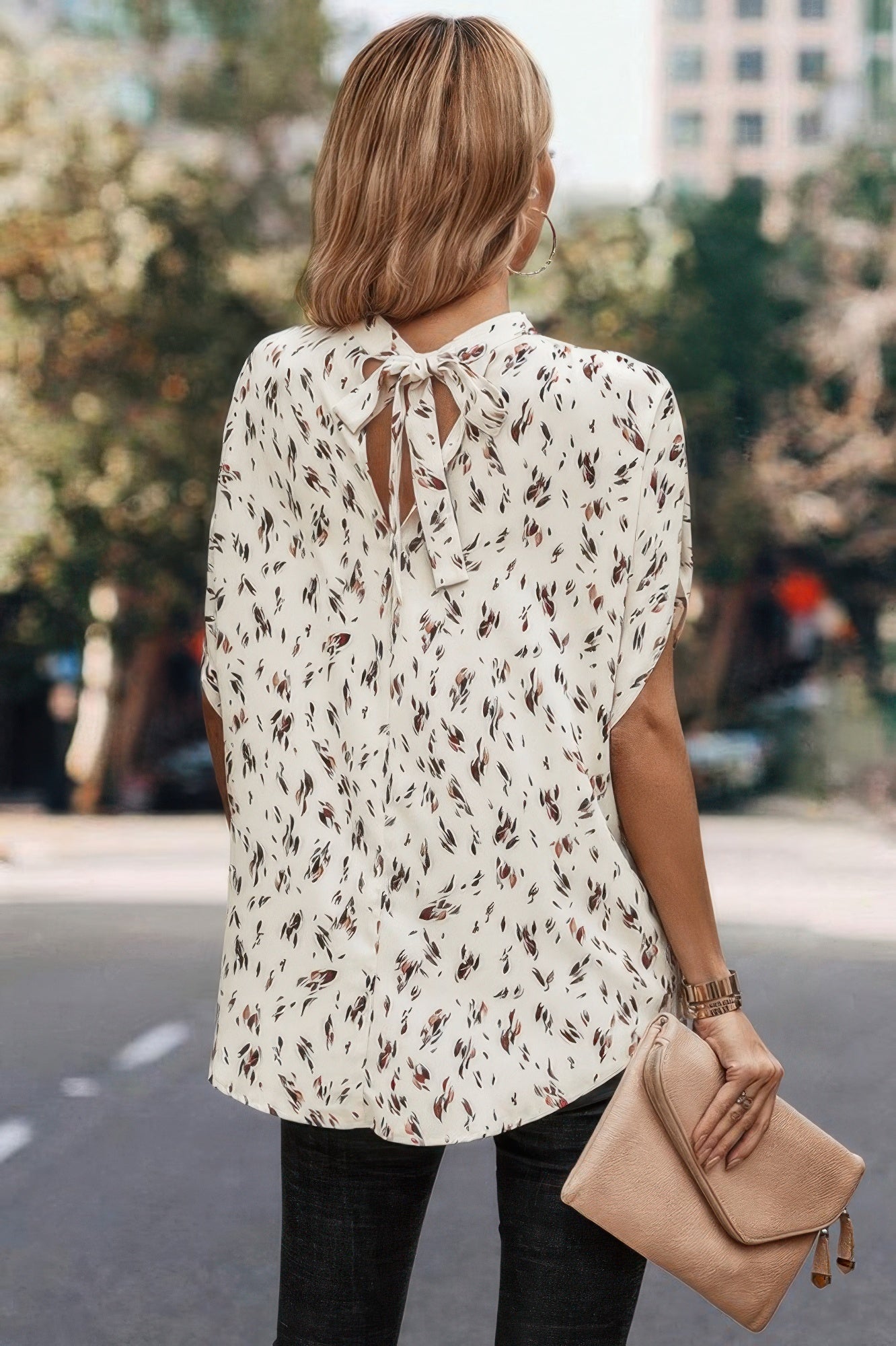 Bold Statement Leopard Print Blouse - KAM Family Botanics