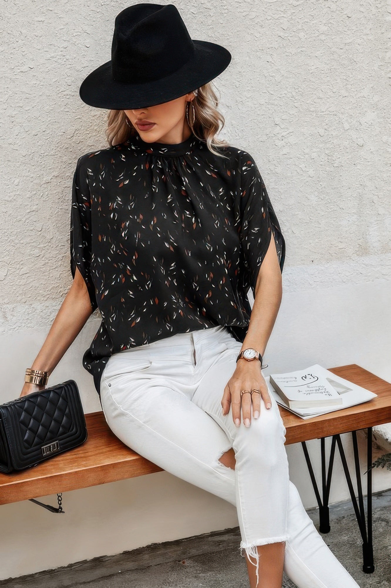 Bold Statement Leopard Print Blouse - KAM Family Botanics
