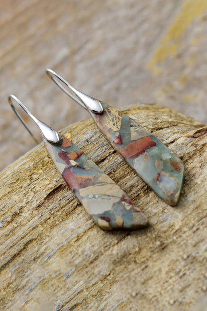 Canyon Stone Dangle Earrings - KAM Family Botanics By Kesha