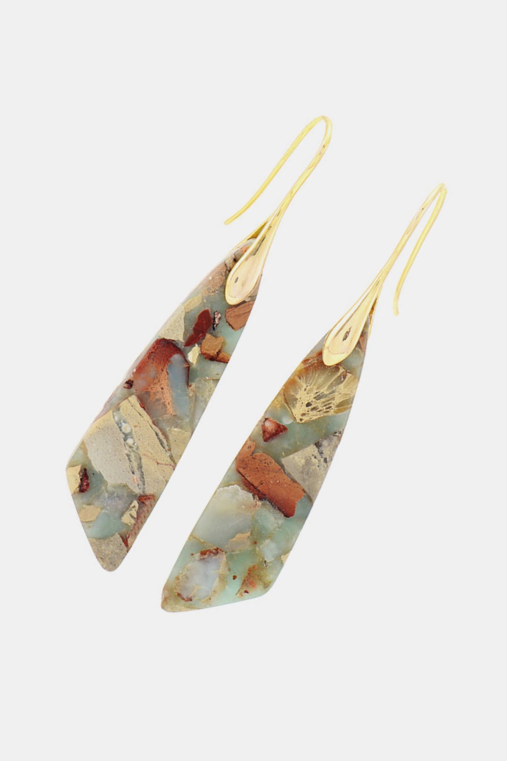 Canyon Stone Dangle Earrings - KAM Family Botanics By Kesha