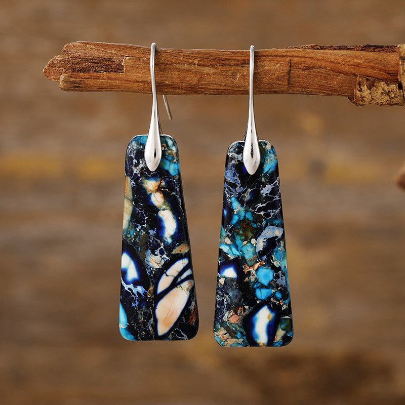 Copper Paradox Natural Stone Earrings - KAM Family Botanics By Kesha