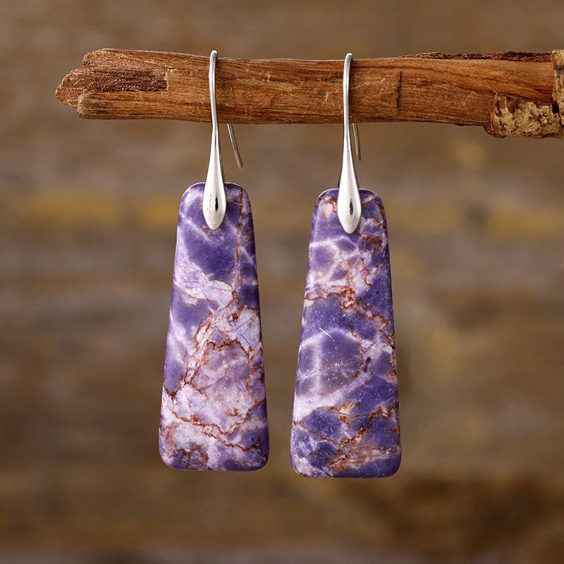 Copper Paradox Natural Stone Earrings - KAM Family Botanics By Kesha