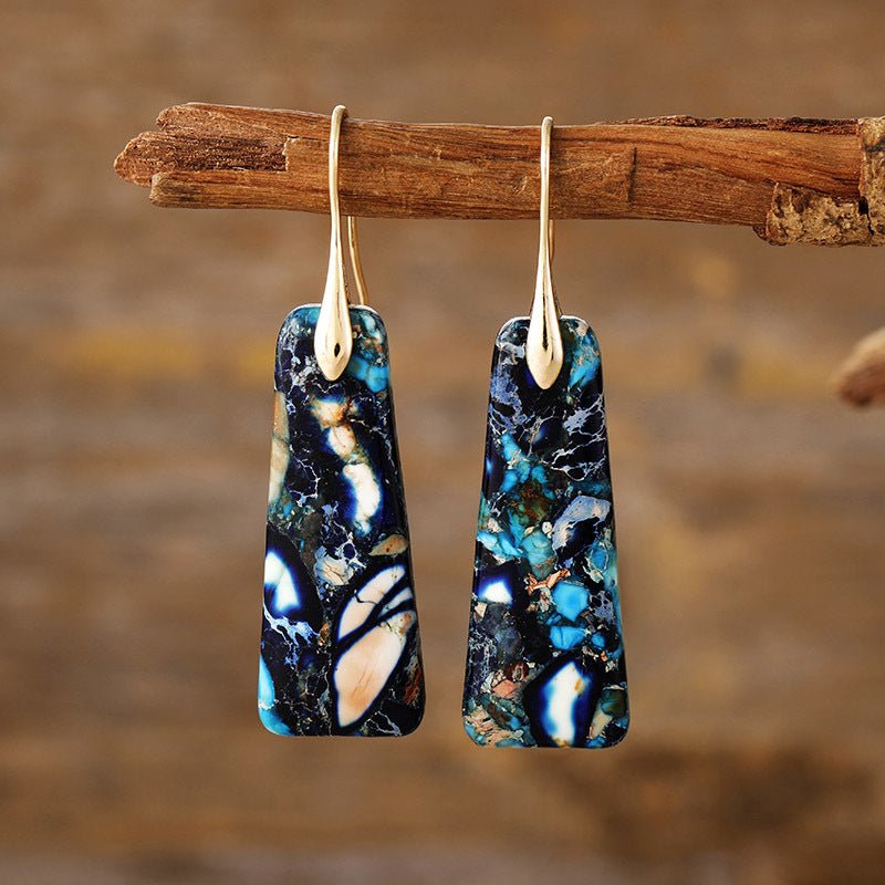 Copper Paradox Natural Stone Earrings - KAM Family Botanics By Kesha