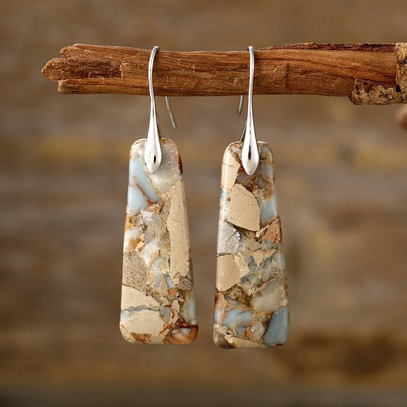 Copper Paradox Natural Stone Earrings - KAM Family Botanics By Kesha