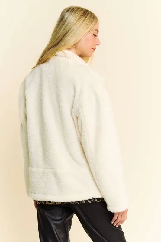 Cozy Up Faux Fur Zip Up Jacket - KAM Family Botanics