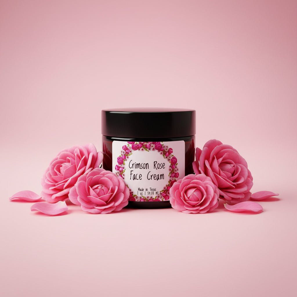Crimson Rose Face Cream - KAM Family Botanics