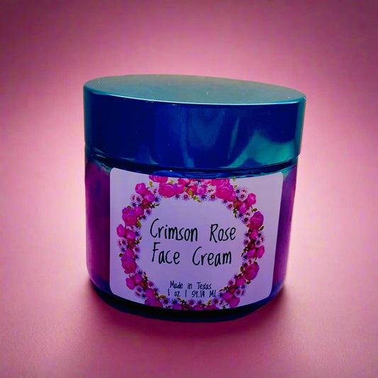 Crimson Rose Face Cream - KAM Family Botanics By Kesha